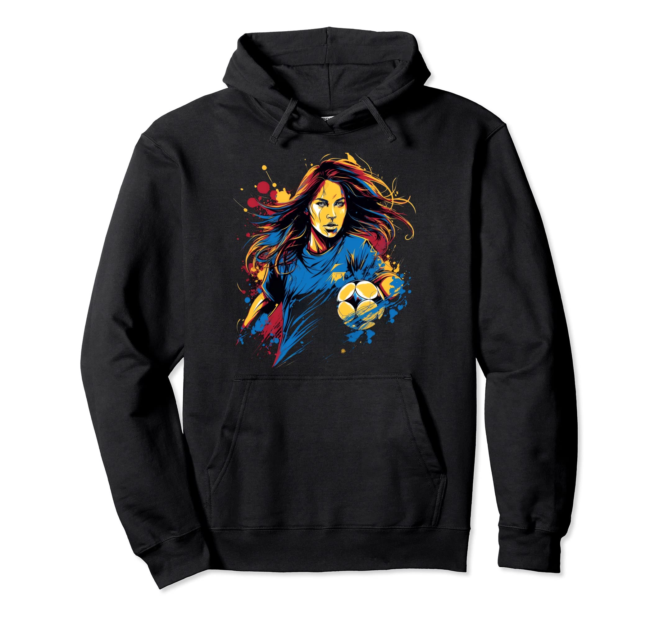 Soccer Soccer Player Jersey Football Hoodie - Custom Art Print Unisex - T-Shirt, Sweatshirt, Hoodie