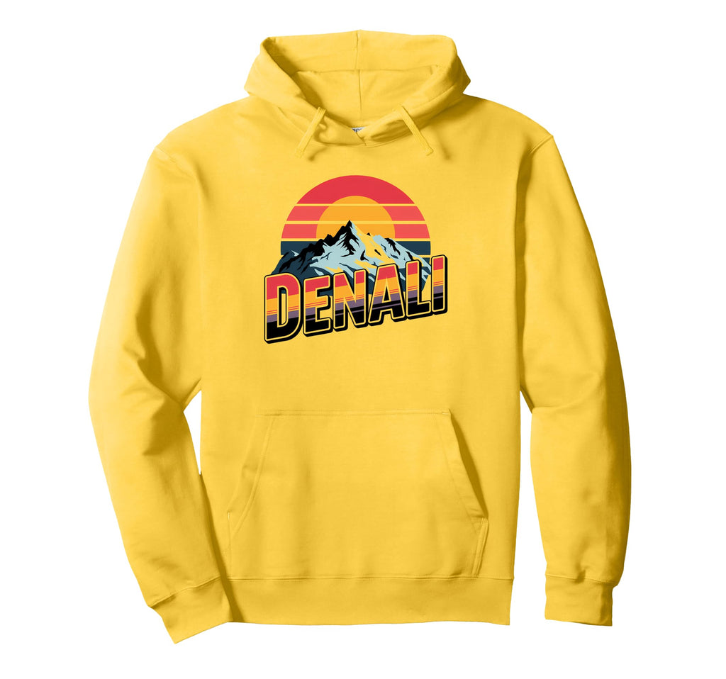 Denali National Park Mountain Hoodie - Novelty Apparel for Adults - T-Shirt, Sweatshirt, Hoodie