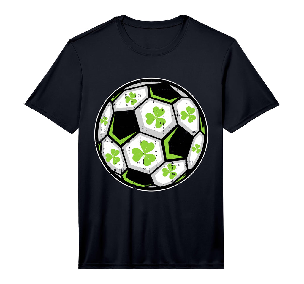 Soccer Ball Shamrock St Patricks Day T-Shirt - Streetwear Style Unisex - T-Shirt, Sweatshirt, Hoodie