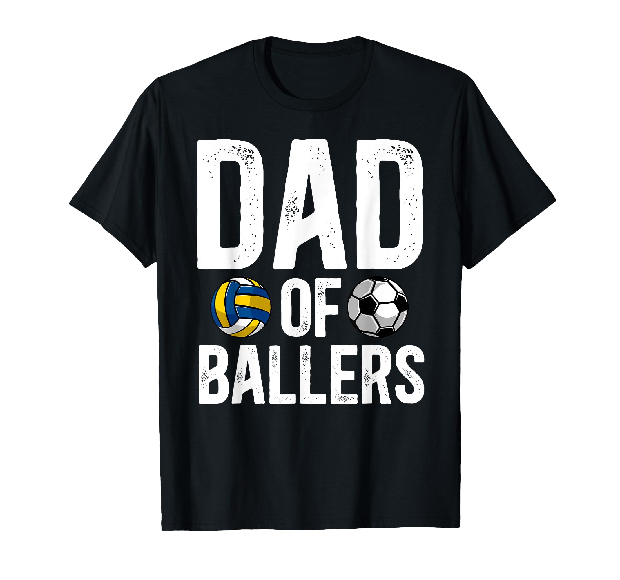 Dad Ballers Proud Volleyball T-Shirt - Casual Everyday Wear Men Women - T-Shirt, Sweatshirt, Hoodie