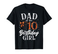 Dad Ten 10Th Birthday Basketball Bday T-Shirt - Novelty Apparel for Adults - T-Shirt, Sweatshirt, Hoodie