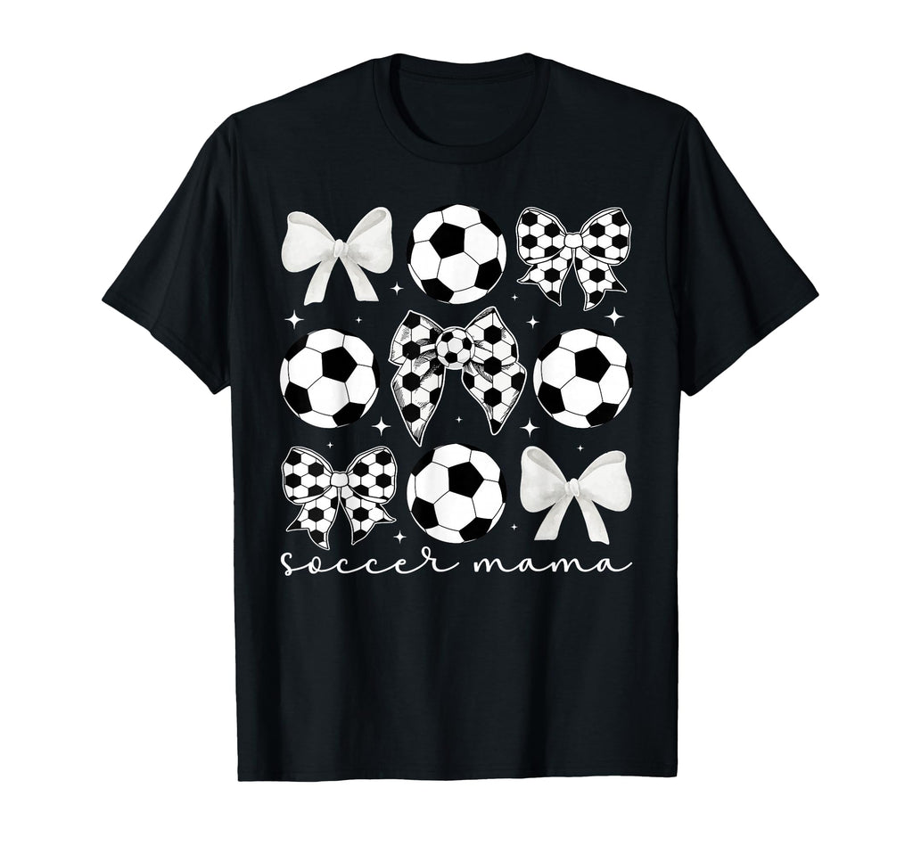 Soccer Mama Coquette Soccer Mom Soccer T-Shirt - Aesthetic Graphic Unisex - T-Shirt, Sweatshirt, Hoodie