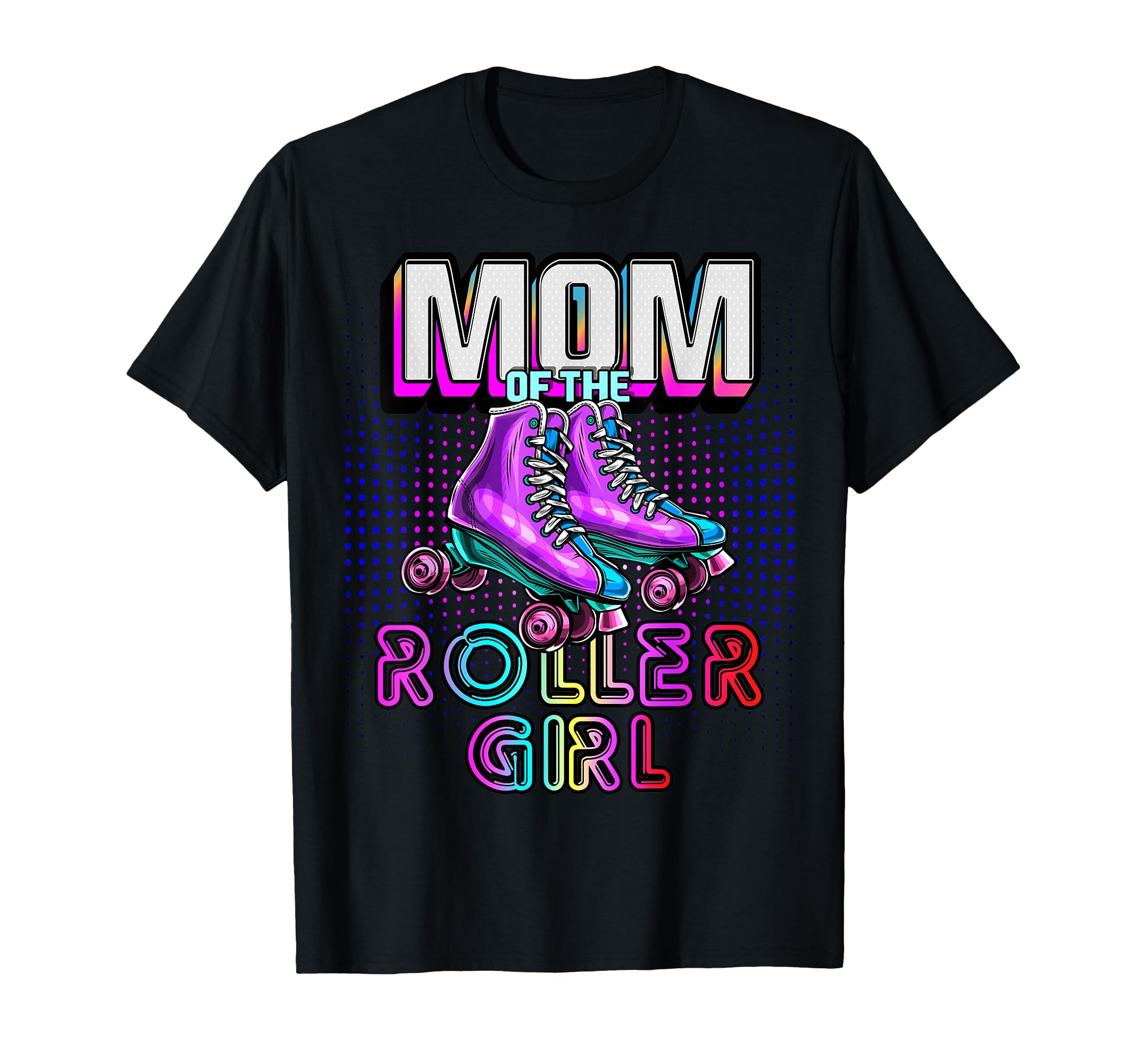 Mom Roller Roller Skating Birthday T-Shirt - Trendy Graphic for Adults - T-Shirt, Sweatshirt, Hoodie