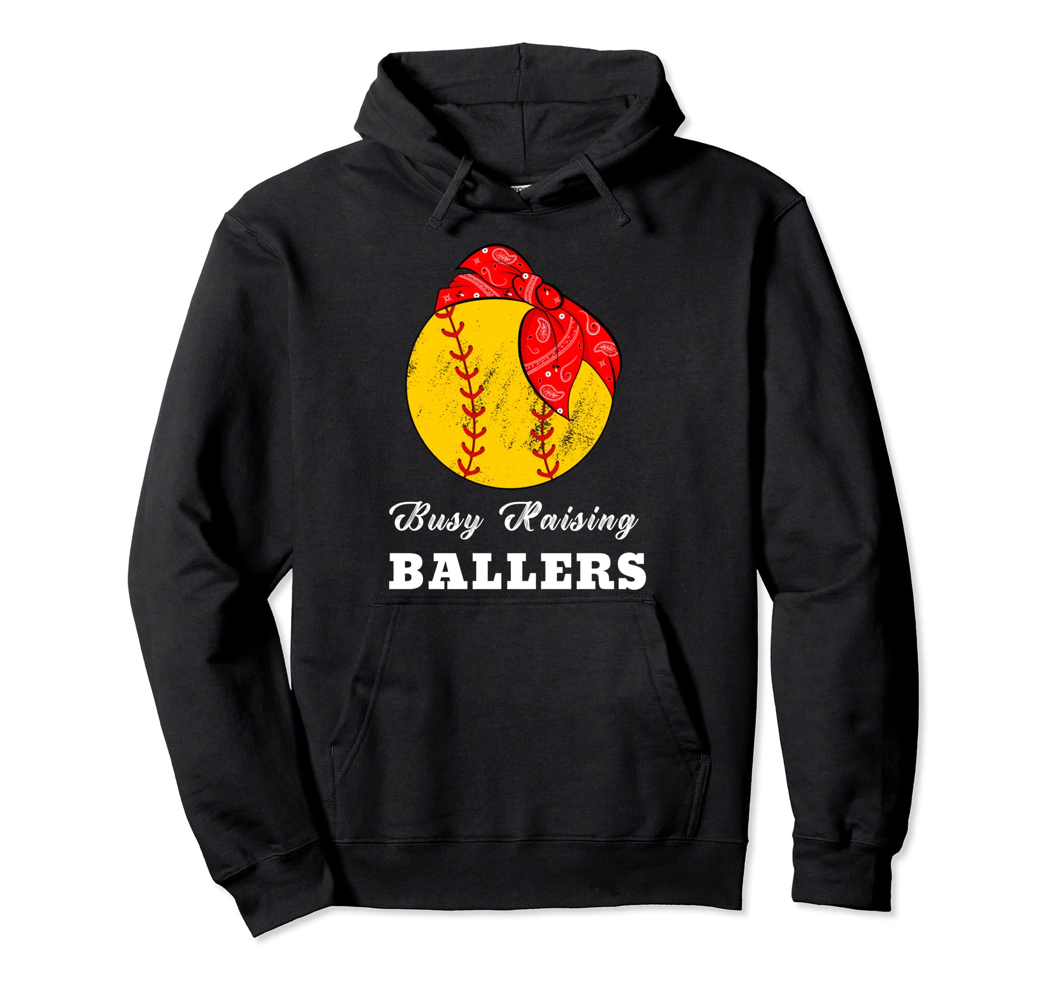 Busy Raising Ballers Funny Baseball Hoodie - Custom Art Print Unisex - T-Shirt, Sweatshirt, Hoodie