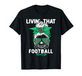 Livin That Football Life Momlife Skull T-Shirt - Trendy Graphic for Adults - T-Shirt, Sweatshirt, Hoodie