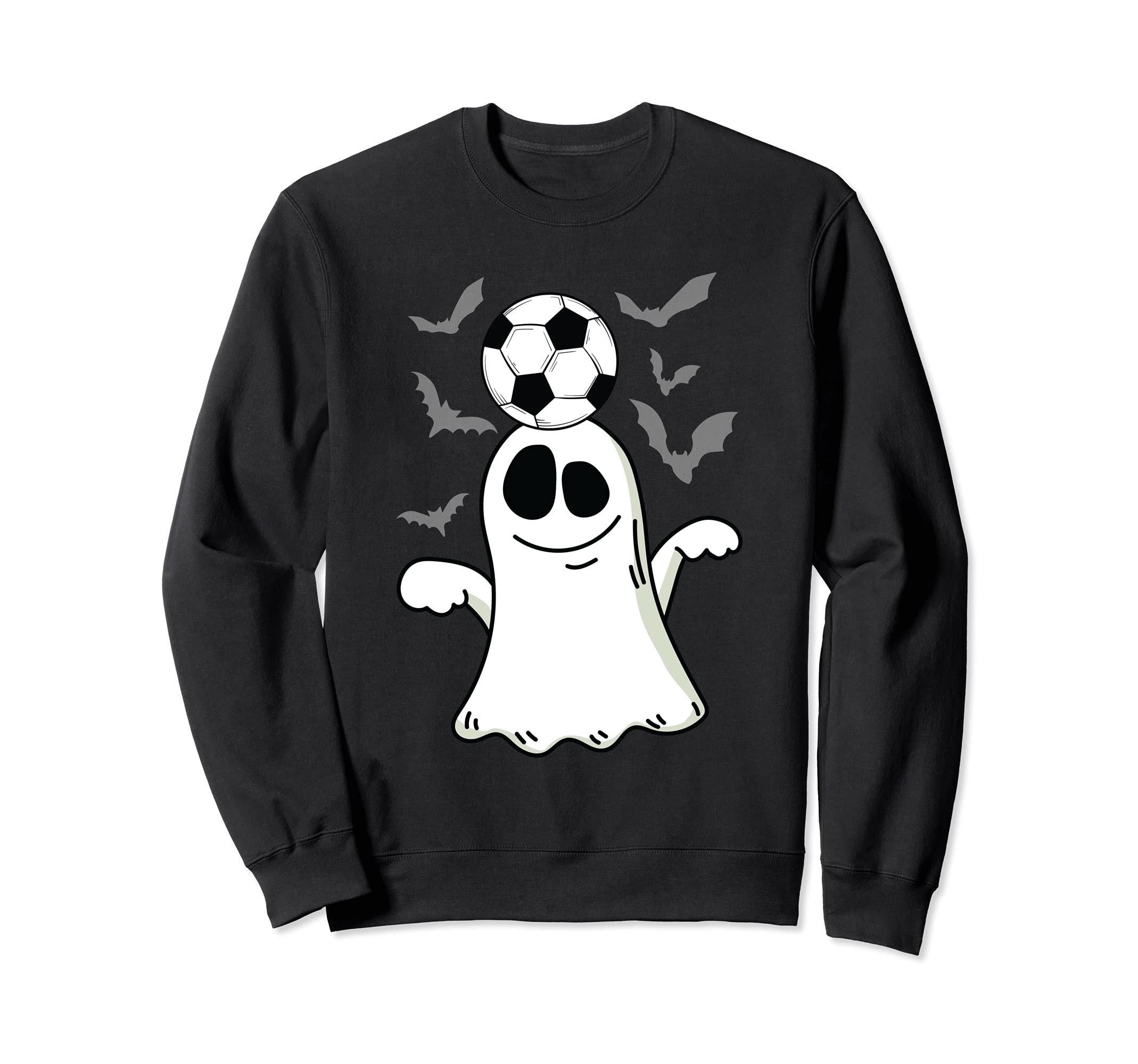 Ghost Playing Soccer Lazy Diy Sweatshirt - Custom Art Print Unisex - T-Shirt, Sweatshirt, Hoodie