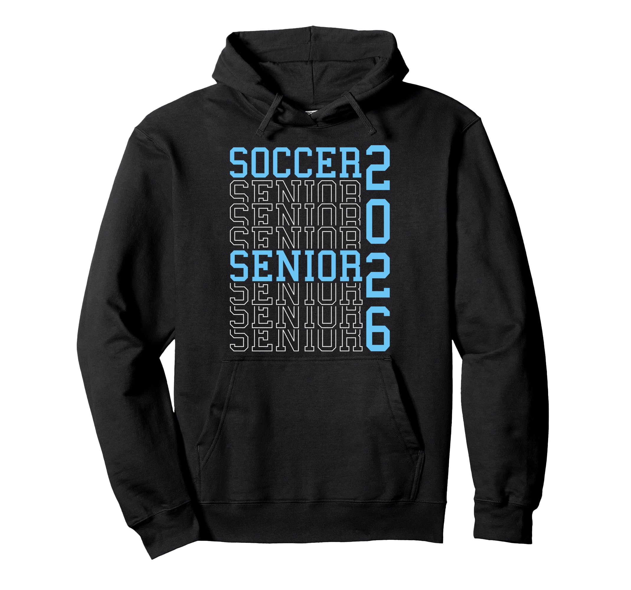Soccer Senior Night Soccer Senior 2026 Hoodie - Graphic Print Unisex - T-Shirt, Sweatshirt, Hoodie