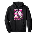2 Year Old Birthday Soccer Themed Party Hoodie - Graphic Print for Adults - T-Shirt, Sweatshirt, Hoodie