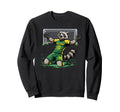 Funny Feral Raccoon Soccer Player Sweatshirt - Graphic Print for Adults - T-Shirt, Sweatshirt, Hoodie