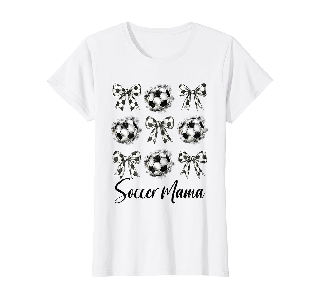 Soccer Mama Soccer Coquette Bow T-Shirt - Aesthetic Graphic Men Women - T-Shirt, Sweatshirt, Hoodie