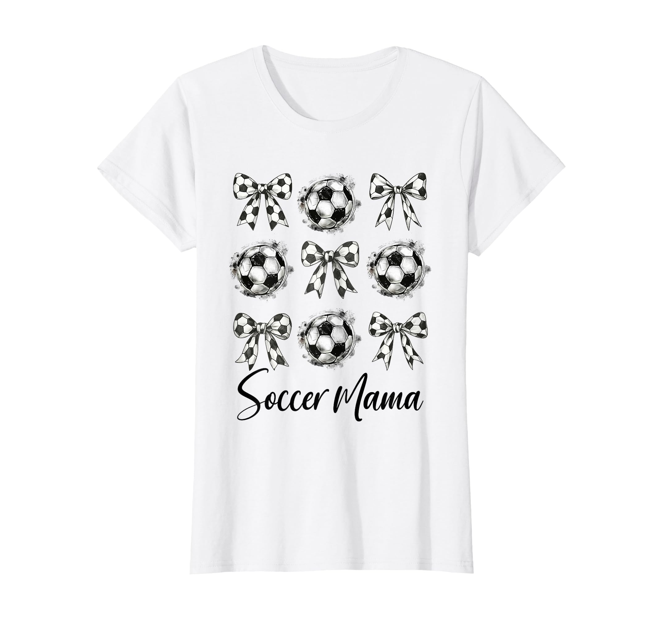 Soccer Mama Soccer Coquette Bow T-Shirt - Aesthetic Graphic Men Women - T-Shirt, Sweatshirt, Hoodie