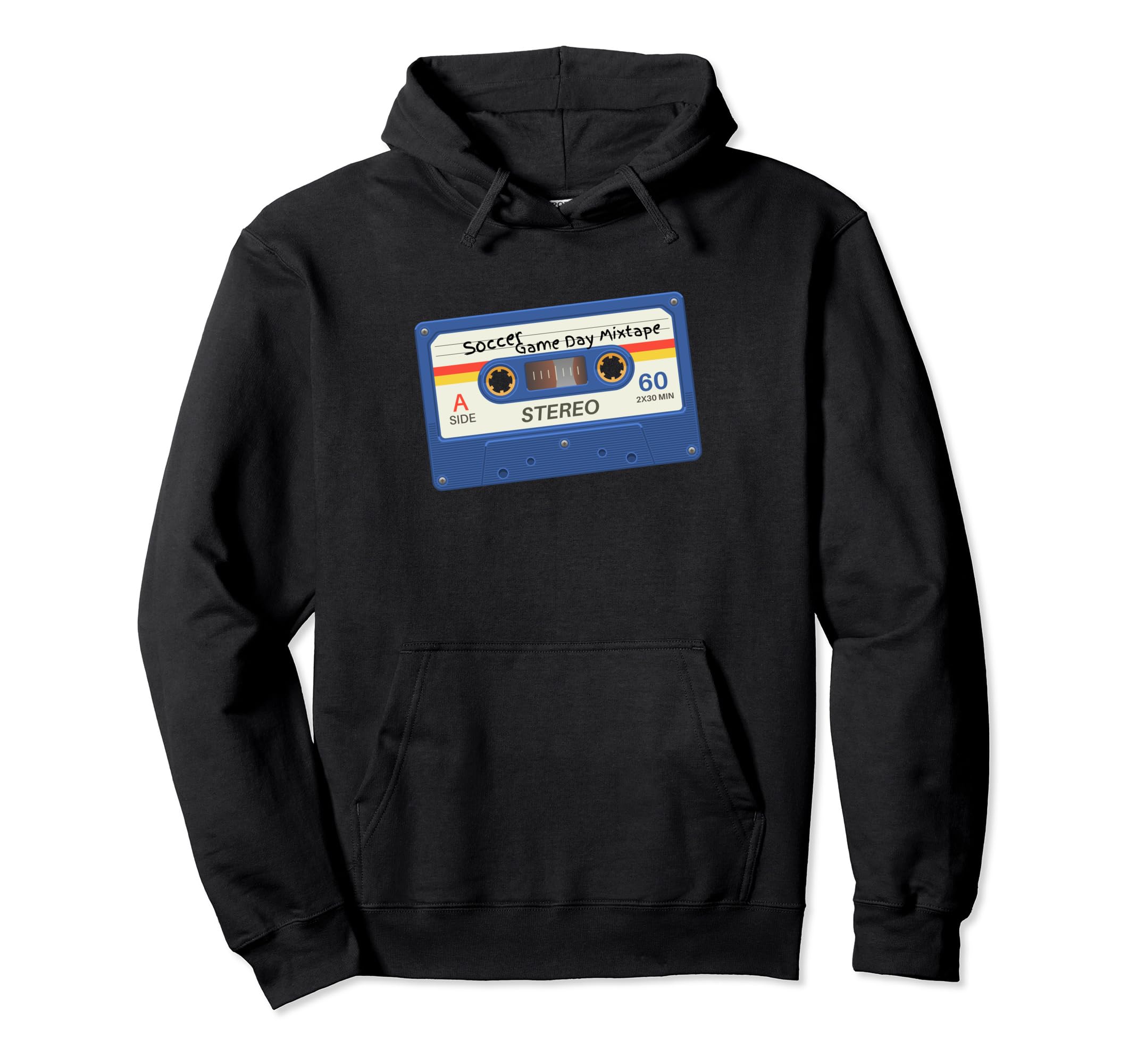 Soccer Game Day Mix Tape Hoodie - Fun Novelty Design Men Women - T-Shirt, Sweatshirt, Hoodie