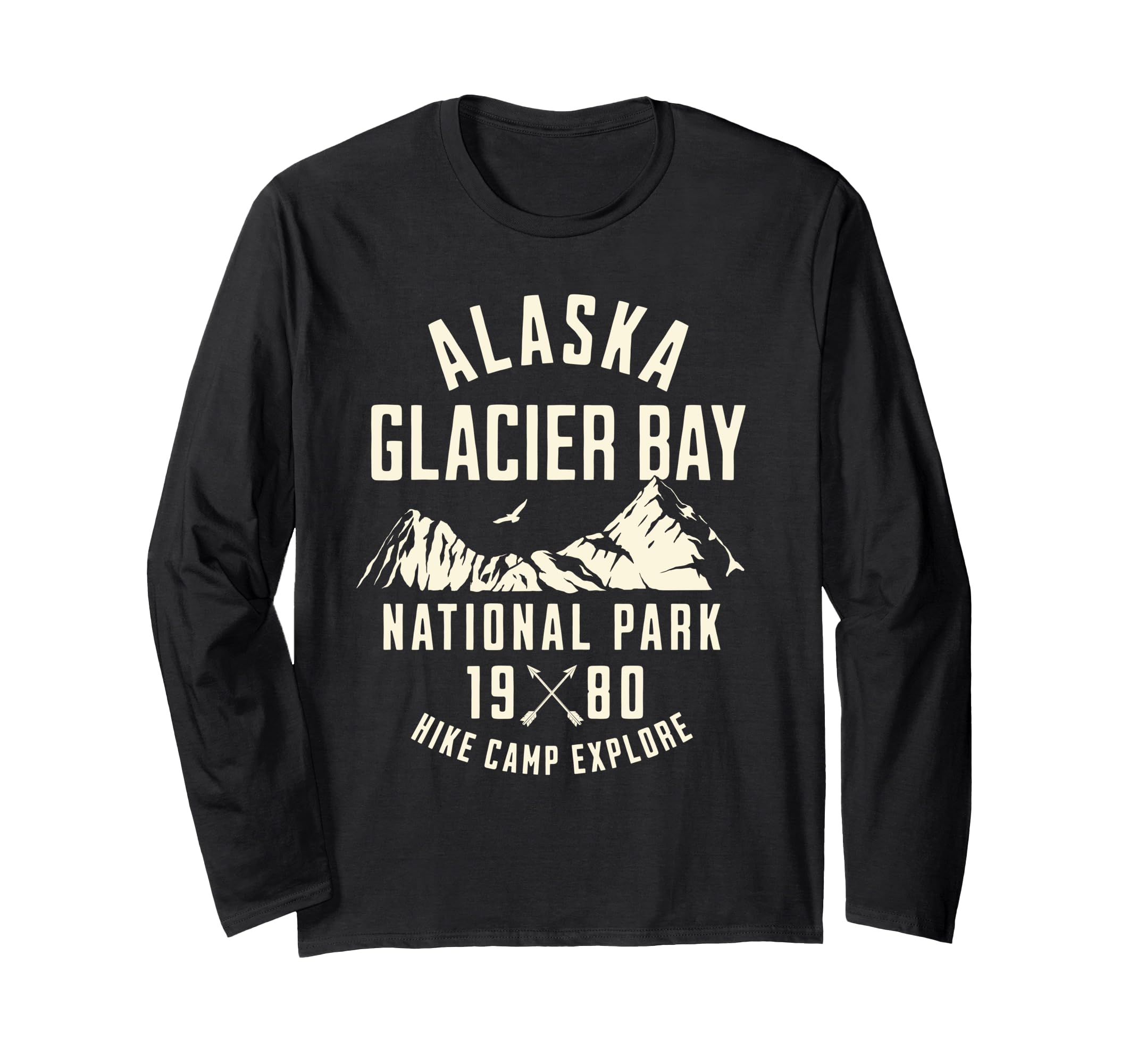 Glacier Bay National Park Alaska Usa Hoodie - Aesthetic Graphic for Adults - T-Shirt, Sweatshirt, Hoodie