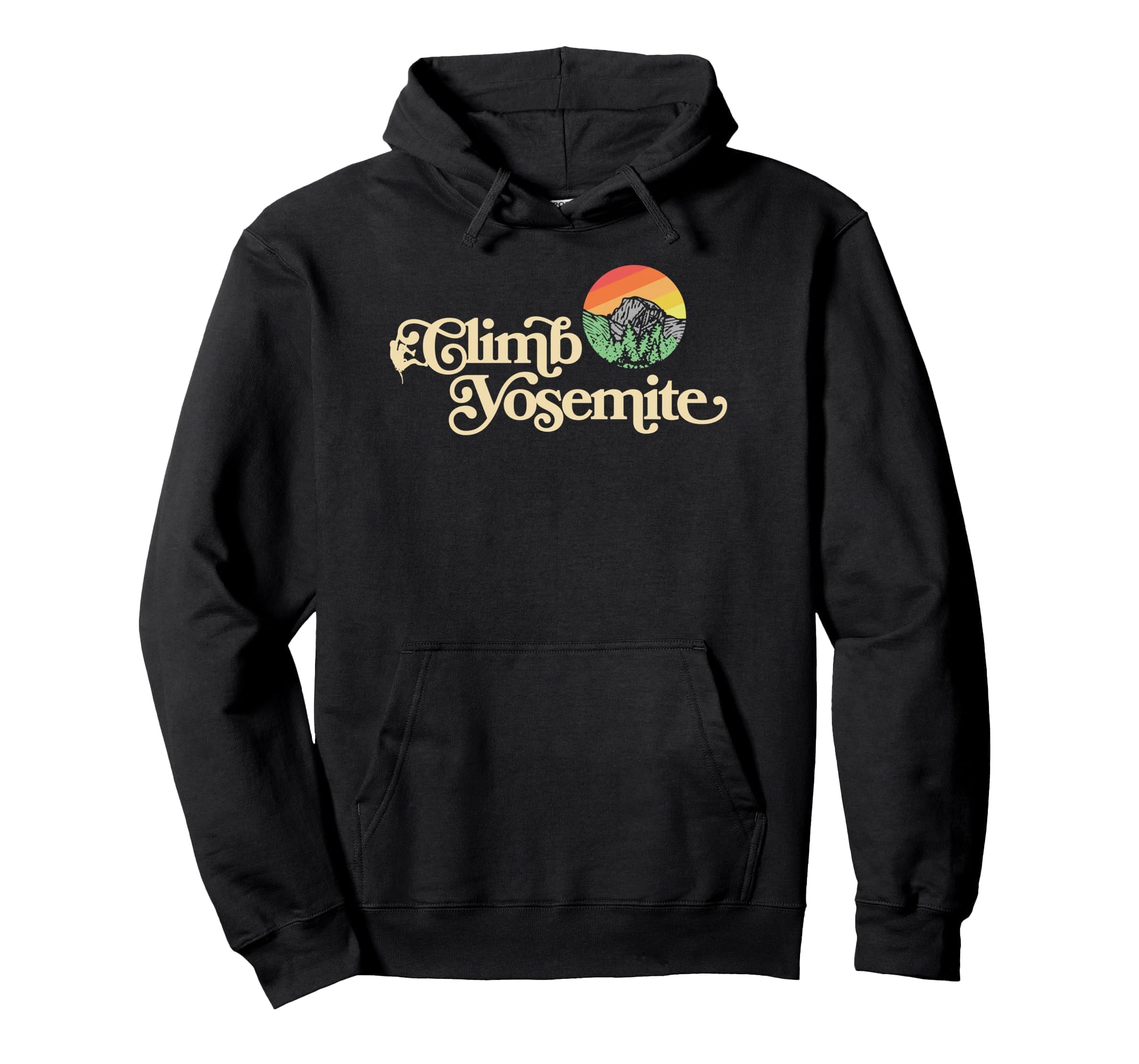 Climb Yosemite National Park Rock Climbing Hoodie - Unique Graphic Unisex - T-Shirt, Sweatshirt, Hoodie