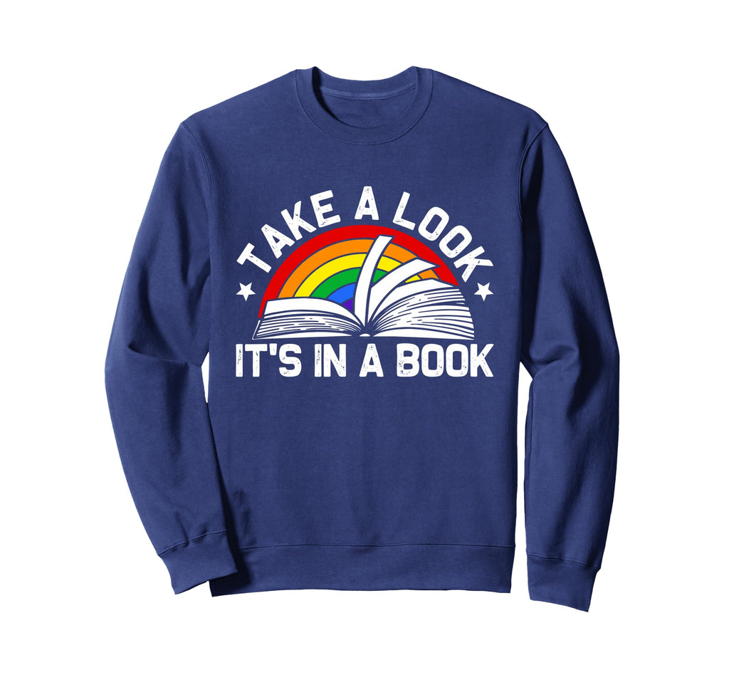 Take Its Book Reading Rainbow Sweatshirt - Casual Everyday Wear for Adults - T-Shirt, Sweatshirt, Hoodie