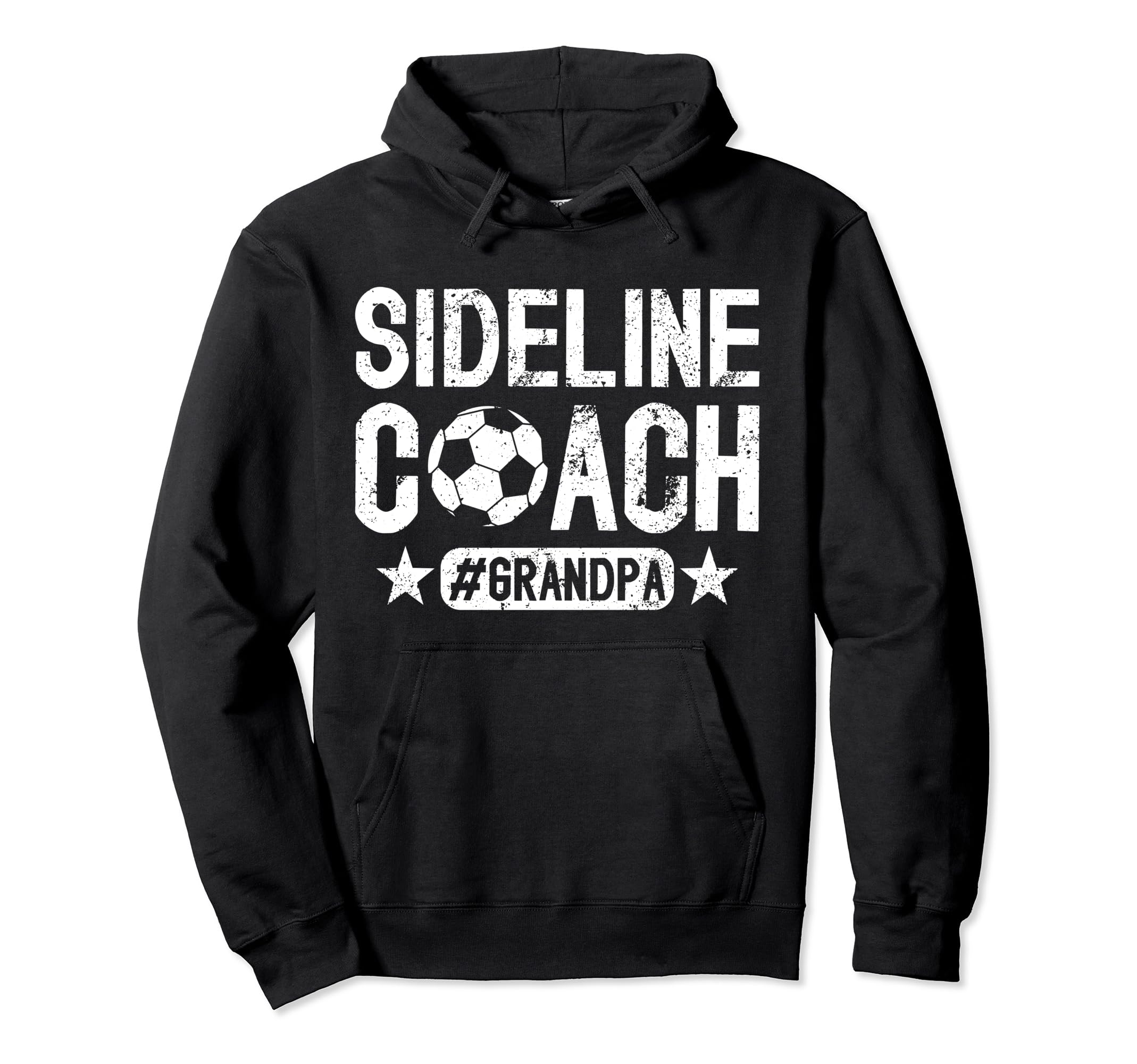 Sideline Coach Soccer Grandpa Soccer Hoodie - Novelty Apparel Men Women - T-Shirt, Sweatshirt, Hoodie