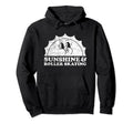 Sunshine And Roller Skating Sun Hoodie - Fun Novelty Design for Adults - T-Shirt, Sweatshirt, Hoodie