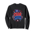 Team Mom Patriotic Mom Sports Sweatshirt - Custom Art Print for Adults - T-Shirt, Sweatshirt, Hoodie