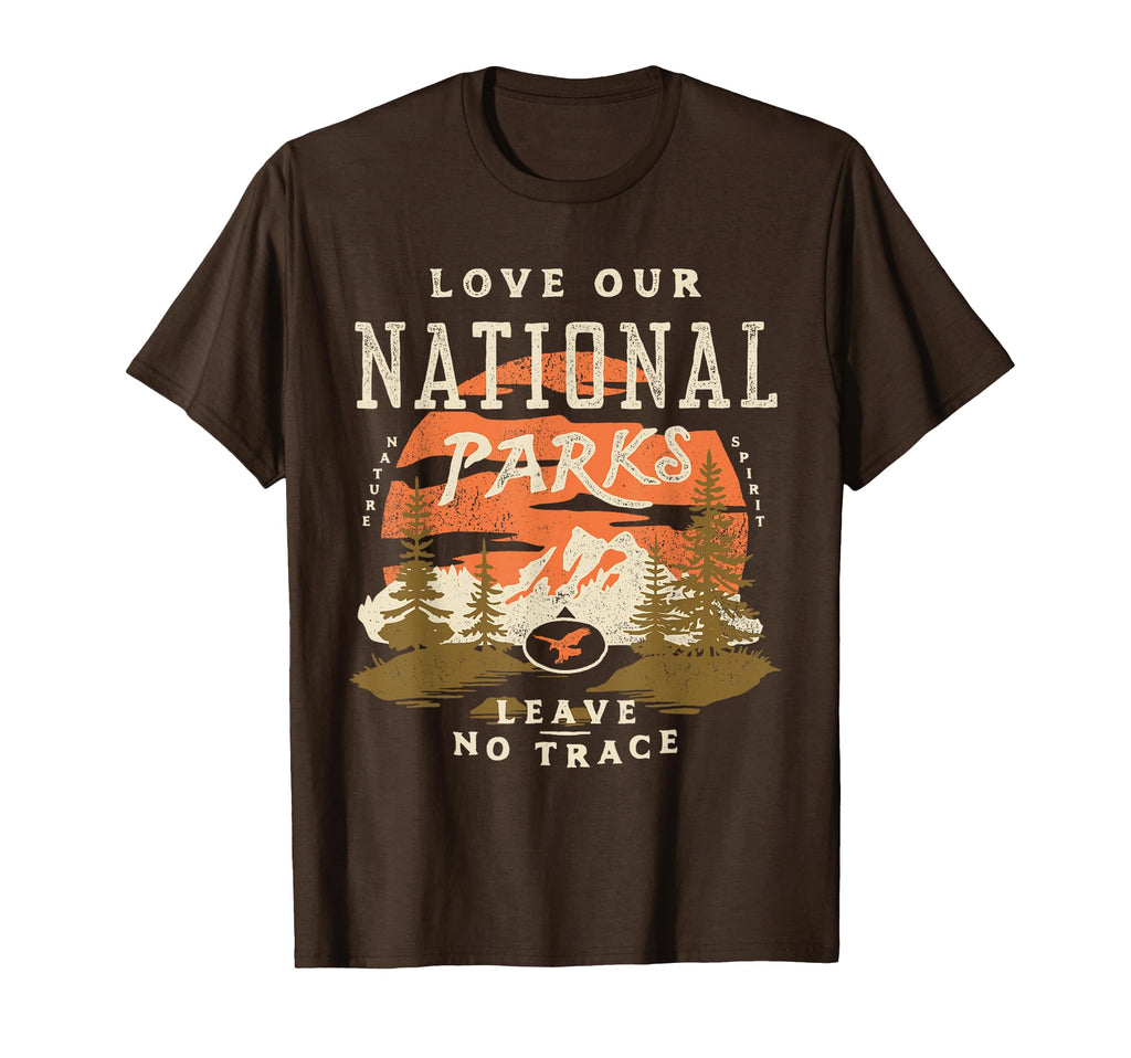 National Parks Lover Universal Leave T-Shirt - Aesthetic Graphic Men Women - T-Shirt, Sweatshirt, Hoodie