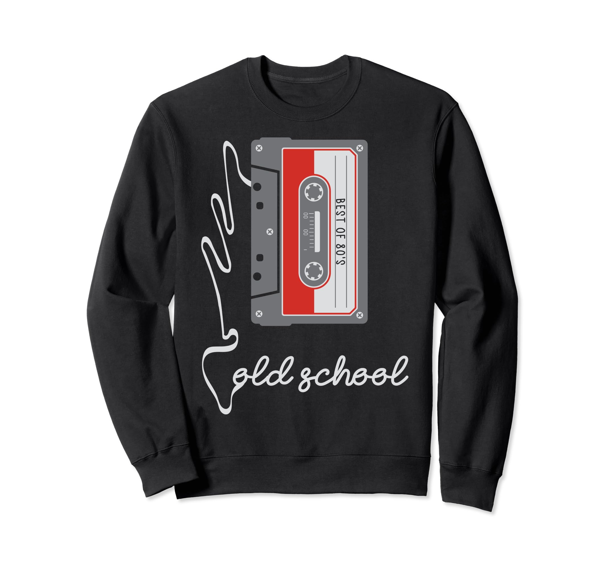 Oldschool Cassette Tape 80S 90S Sweatshirt - Custom Art Print Men Women - T-Shirt, Sweatshirt, Hoodie