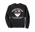 Soccer Dad Flag Bearded Funny Sweatshirt - Graphic Print Unisex - T-Shirt, Sweatshirt, Hoodie