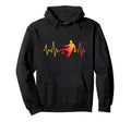 Soccer And Heartbeat Hoodie - Trendy Graphic Men Women - T-Shirt, Sweatshirt, Hoodie