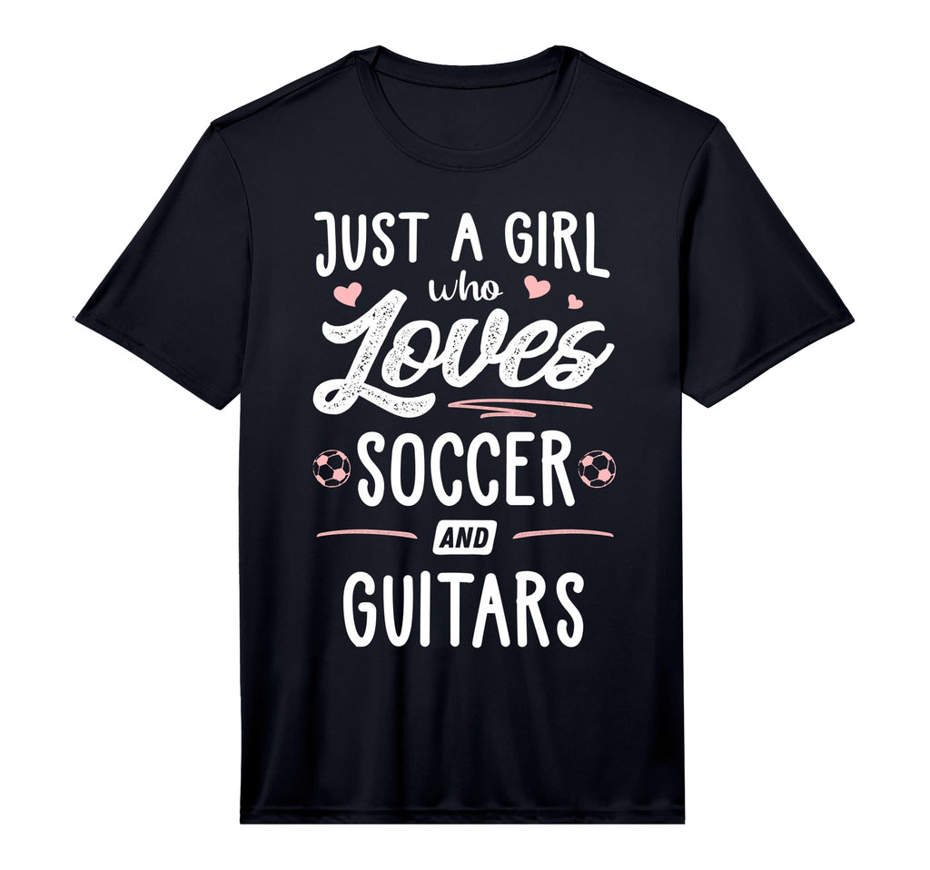 Just Who Loves Soccer And Guitars Gift T-Shirt - Unique Graphic Men Women - T-Shirt, Sweatshirt, Hoodie