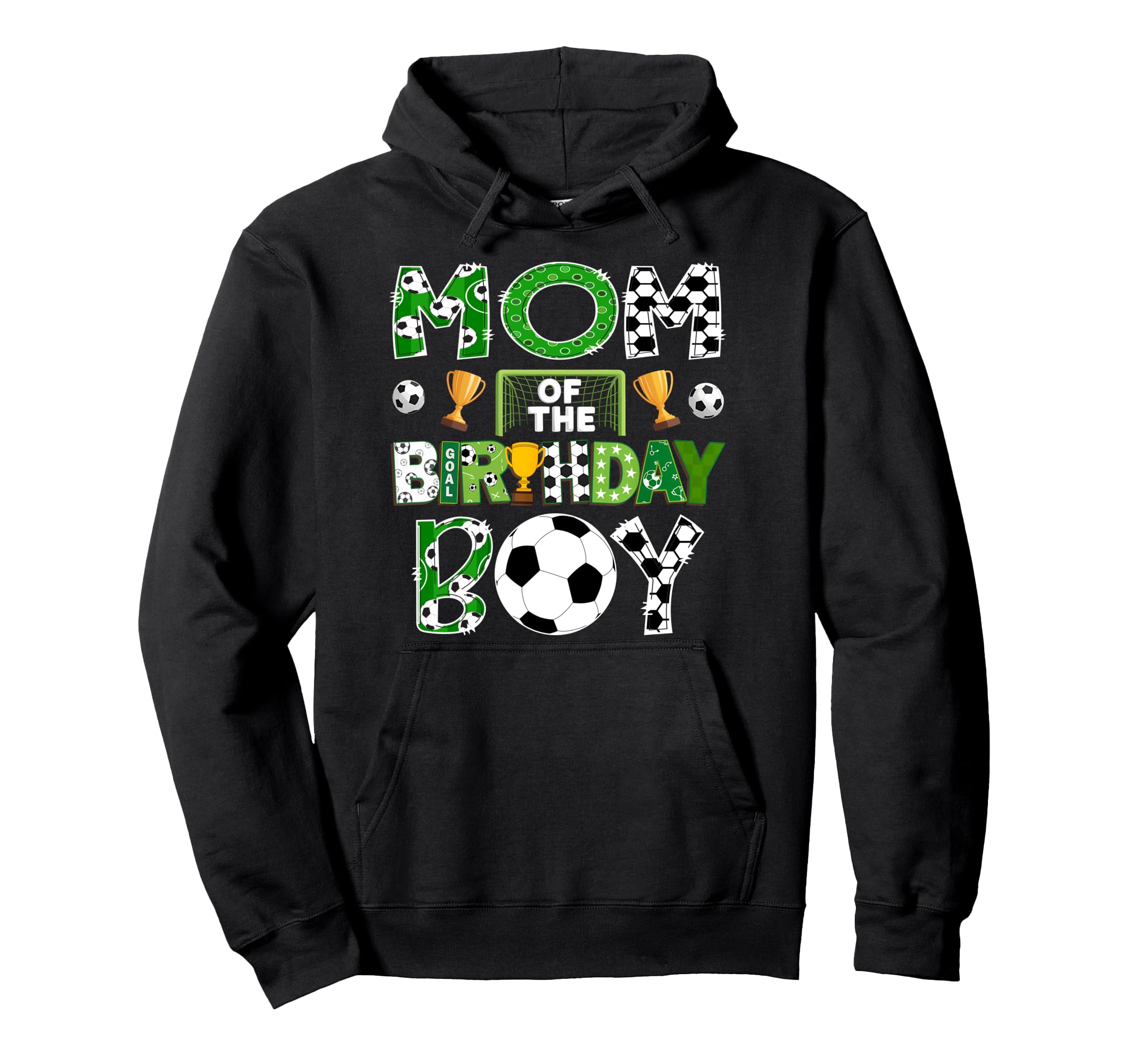 Mom Birthday Soccer Player Game Day Hoodie - Custom Art Print for Adults - T-Shirt, Sweatshirt, Hoodie
