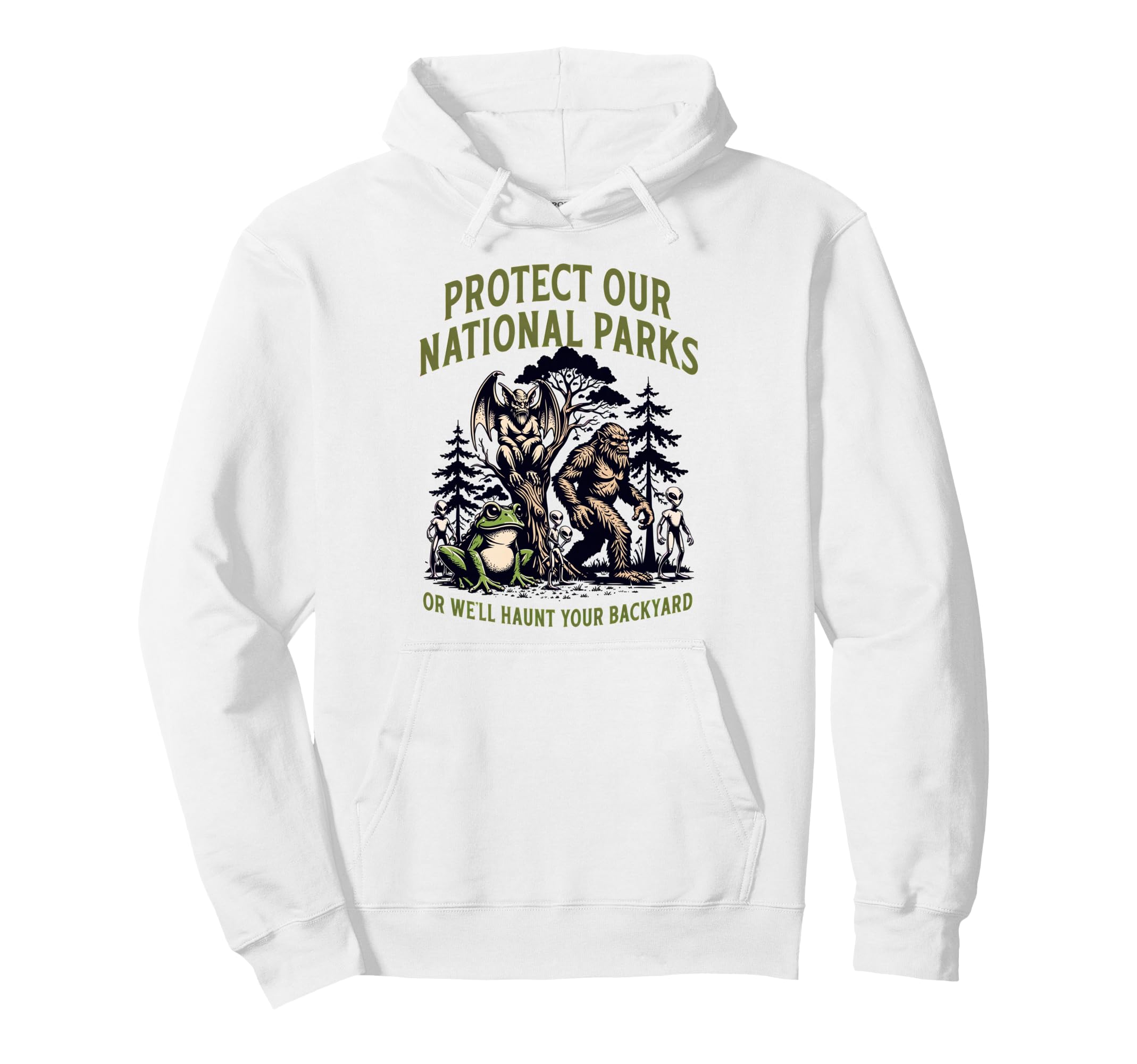 Protect Our National Parks Or Well Hoodie - Minimalist Print Men Women - T-Shirt, Sweatshirt, Hoodie