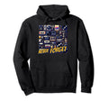 And Never Forget Disc And Video Cassette Hoodie - Trendy Graphic for Adults - T-Shirt, Sweatshirt, Hoodie