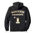 Soccer Grandpa Hoodie - Graphic Print Men Women - T-Shirt, Sweatshirt, Hoodie