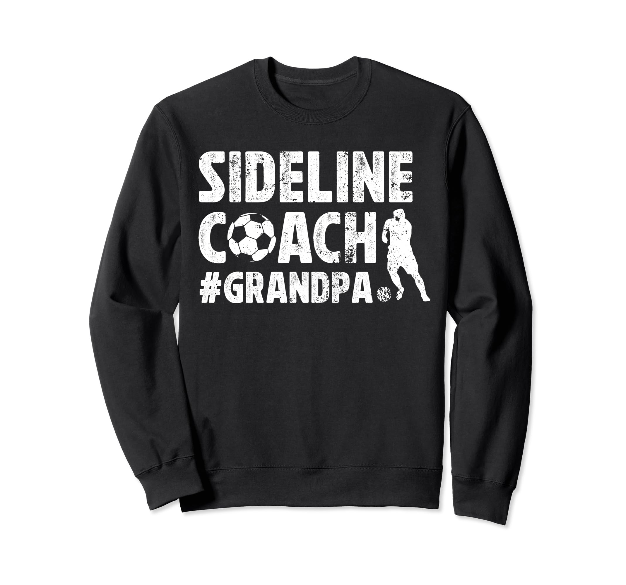Sideline Coach Soccer Grandpa Soccer Sweatshirt - Minimalist Print Unisex - T-Shirt, Sweatshirt, Hoodie