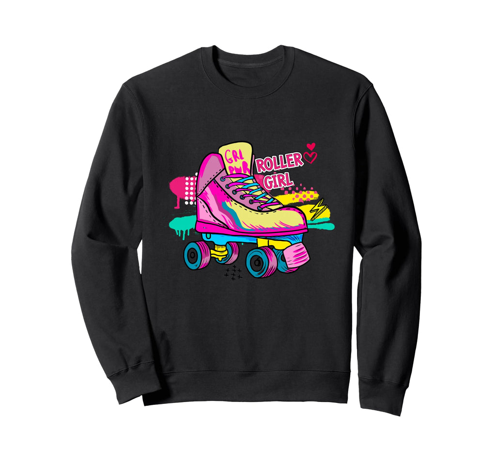 Roller Roller Skater Colorful Sweatshirt - Novelty Apparel Men Women - T-Shirt, Sweatshirt, Hoodie