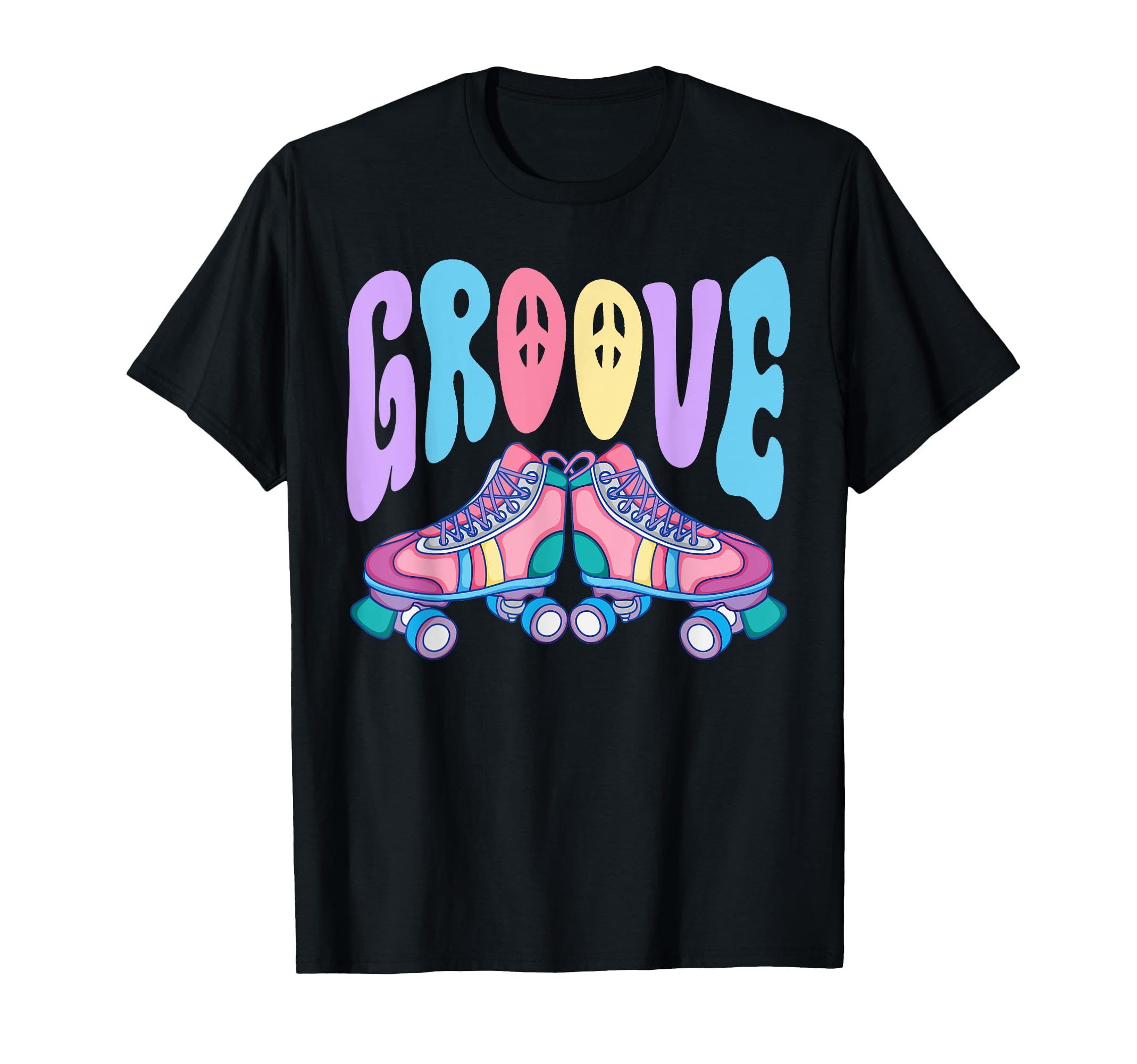 Roller Skating Skate 1970S Groove T-Shirt - Minimalist Print Unisex - T-Shirt, Sweatshirt, Hoodie