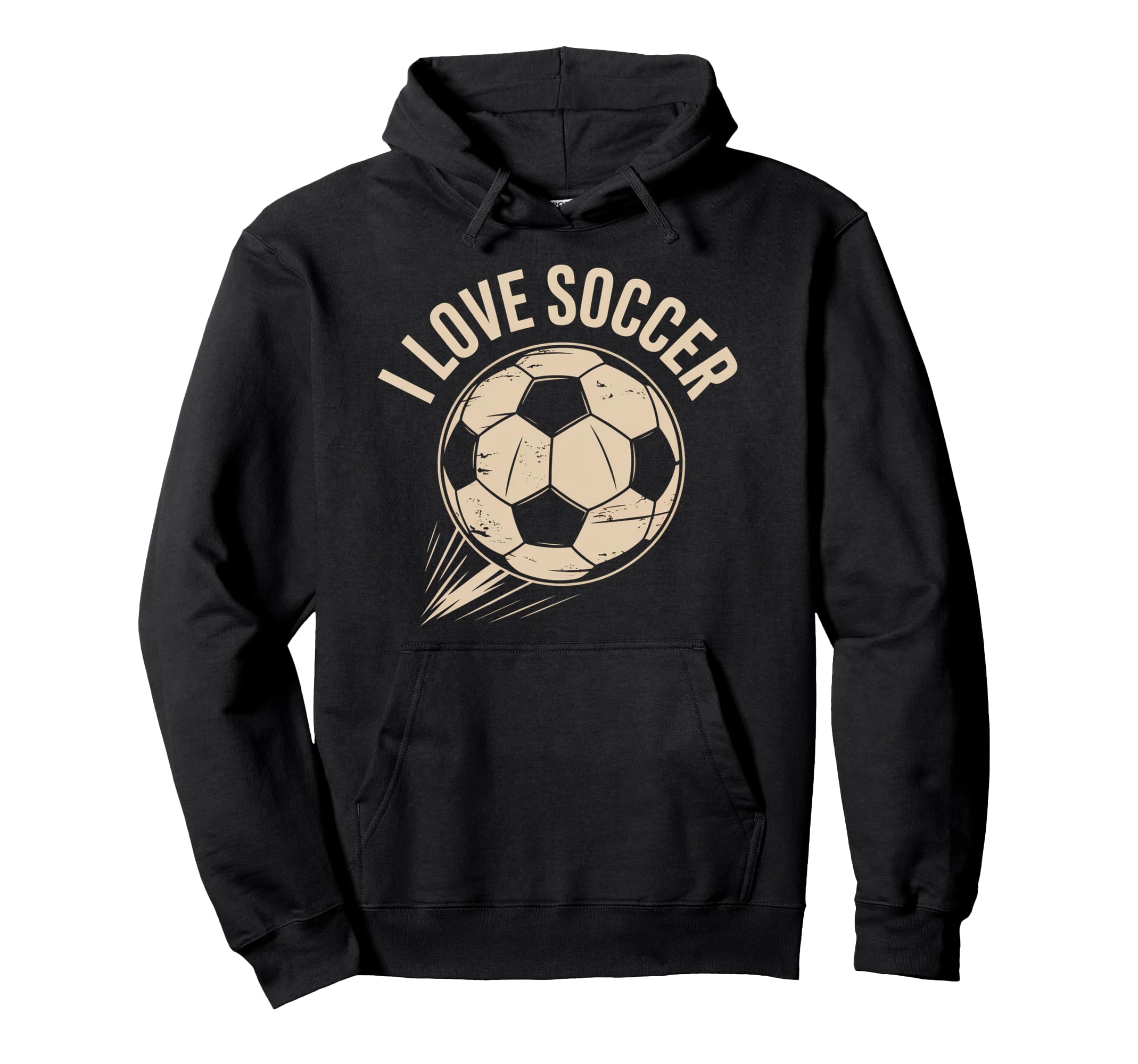 I Love Soccer Enthusiast Passionate Hoodie - Novelty Apparel for Adults - T-Shirt, Sweatshirt, Hoodie