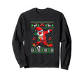 Soccer Dabbing Santa Portugal Flag Sweatshirt - Trendy Graphic Men Women - T-Shirt, Sweatshirt, Hoodie