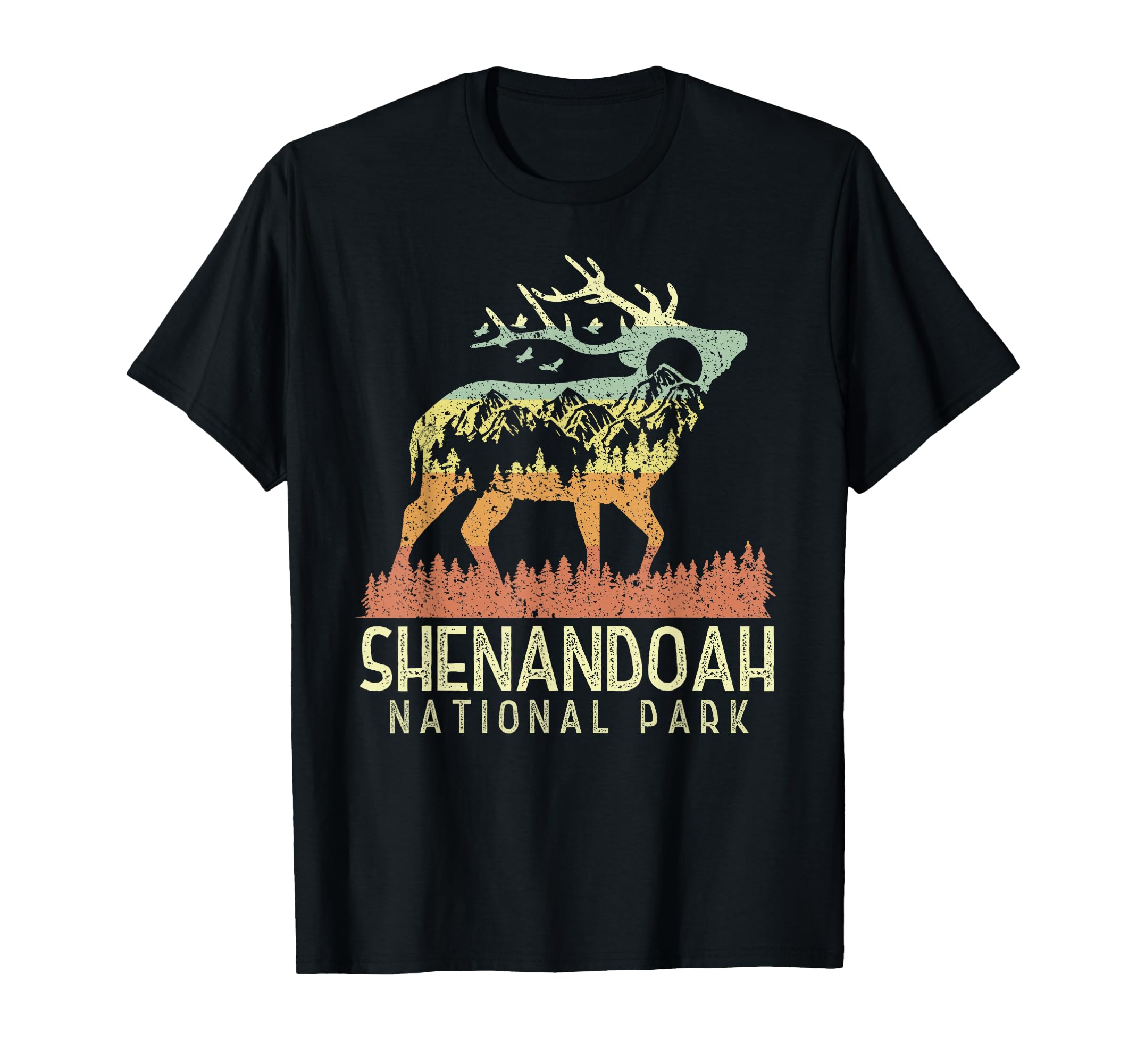Shenandoah National Park Mountain Elk T-Shirt - Aesthetic Graphic Men Women - T-Shirt, Sweatshirt, Hoodie