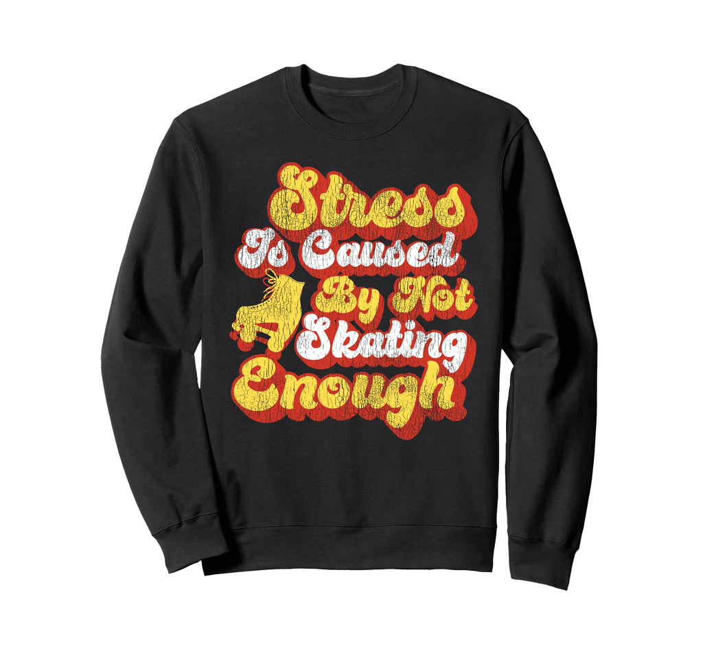 Roller Skating Skate 1970S Sweatshirt - Fun Novelty Design Men Women - T-Shirt, Sweatshirt, Hoodie