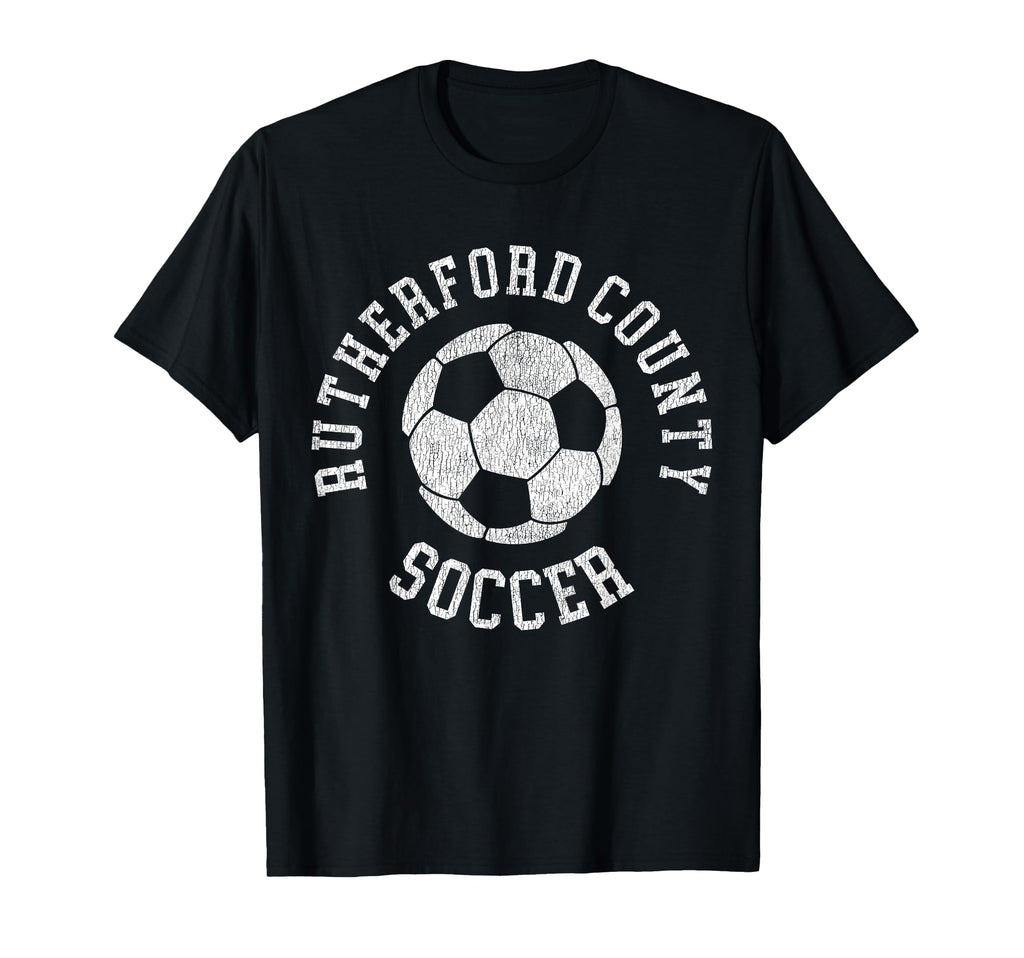 Rutherford County Soccer Distressed T-Shirt - Aesthetic Graphic for Adults - T-Shirt, Sweatshirt, Hoodie