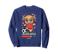 Kawaii Soccer Cow Skills Loading Sweatshirt - Trendy Graphic Men Women - T-Shirt, Sweatshirt, Hoodie