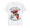 Living Life Sidelines Soccer Mama T-Shirt - Minimalist Print for Adults - T-Shirt, Sweatshirt, Hoodie