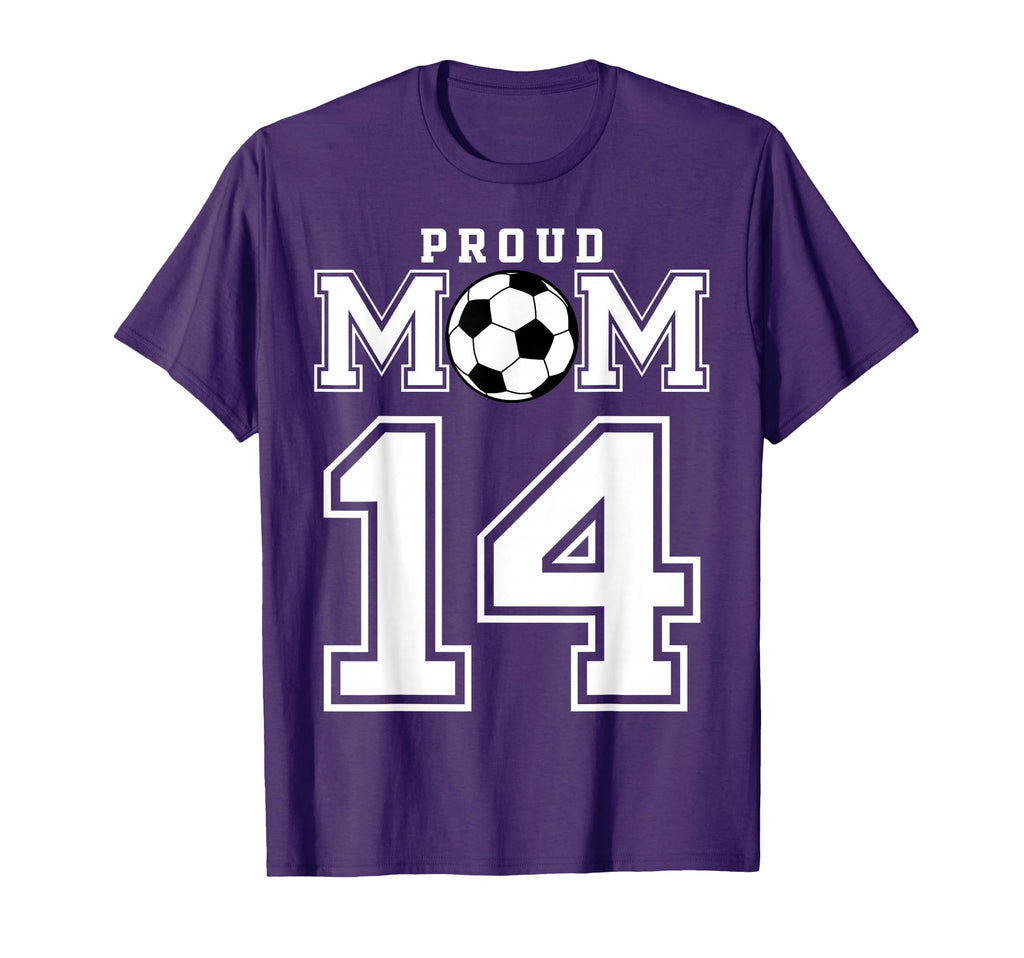 Number 14 Custom Proud Soccer T-Shirt - Aesthetic Graphic for Adults - T-Shirt, Sweatshirt, Hoodie