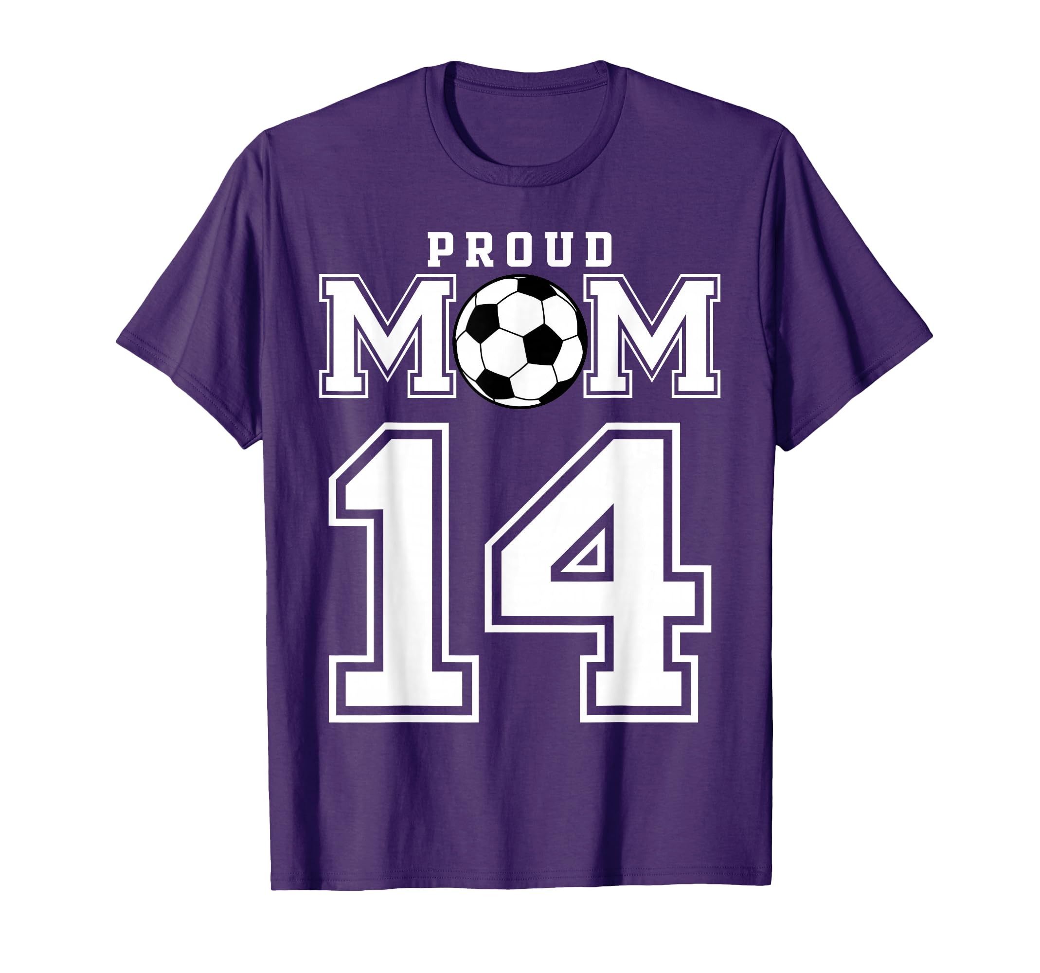 Number 14 Custom Proud Soccer Futbol T-Shirt - Aesthetic Graphic Unisex - T-Shirt, Sweatshirt, Hoodie