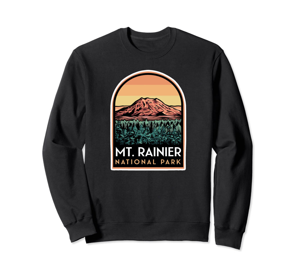 Mt Rainier National Park Sweatshirt - Unique Graphic Unisex - T-Shirt, Sweatshirt, Hoodie