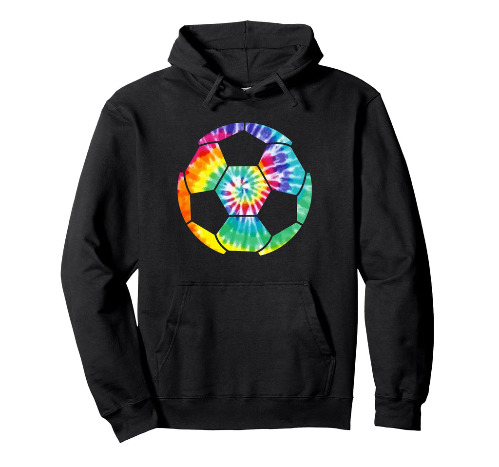 Soccer Player Soccer Ball Tie Dye Hoodie - Graphic Print Unisex - T-Shirt, Sweatshirt, Hoodie