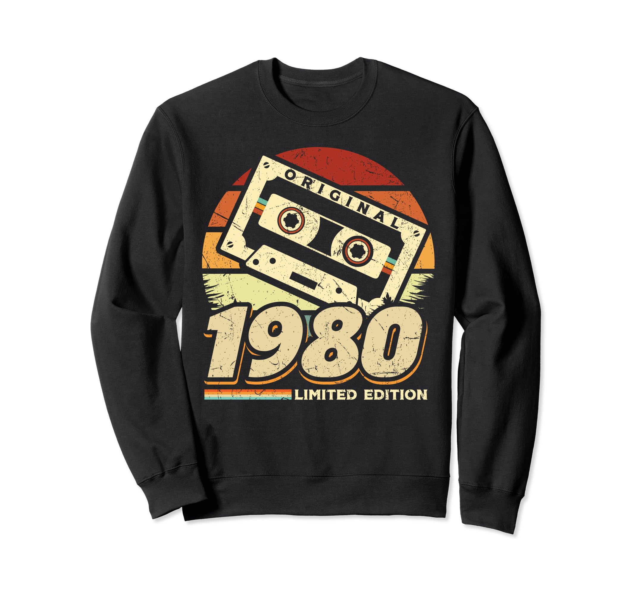 1980 Cassette Tape 44Th Birthday Sweatshirt - Streetwear Style Unisex - T-Shirt, Sweatshirt, Hoodie
