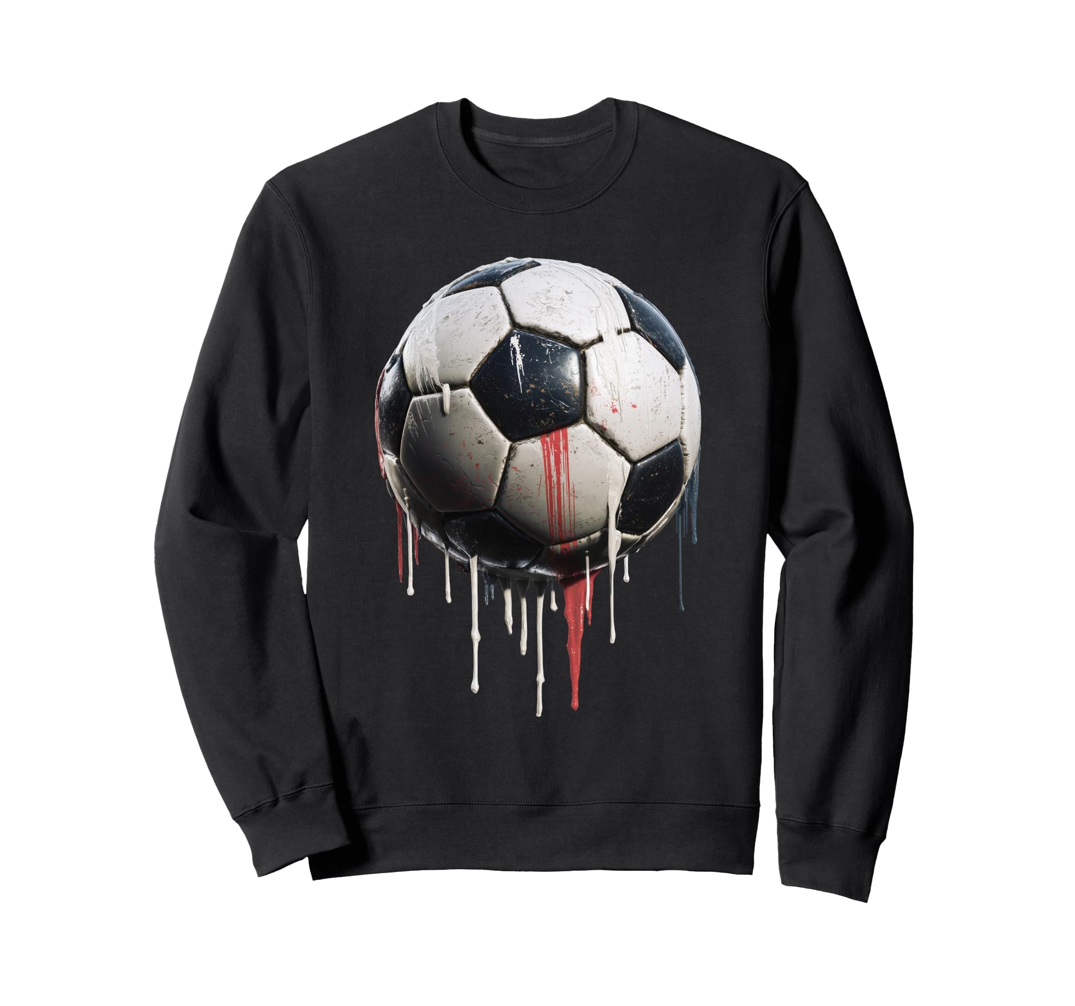 Soccer Ball Football Player And Fan Sweatshirt - Custom Art Print Unisex - T-Shirt, Sweatshirt, Hoodie