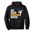 Eat Sleep Bhangra Repeat Punjabi Gift Hoodie - Novelty Apparel for Adults - T-Shirt, Sweatshirt, Hoodie