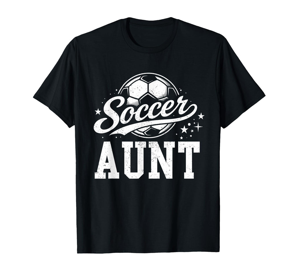 Soccer Aunt Family Matching Soccer T-Shirt - Aesthetic Graphic for Adults - T-Shirt, Sweatshirt, Hoodie