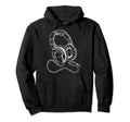 Hip Hop Over Ear Headphones Old Hoodie - Streetwear Style for Adults - T-Shirt, Sweatshirt, Hoodie